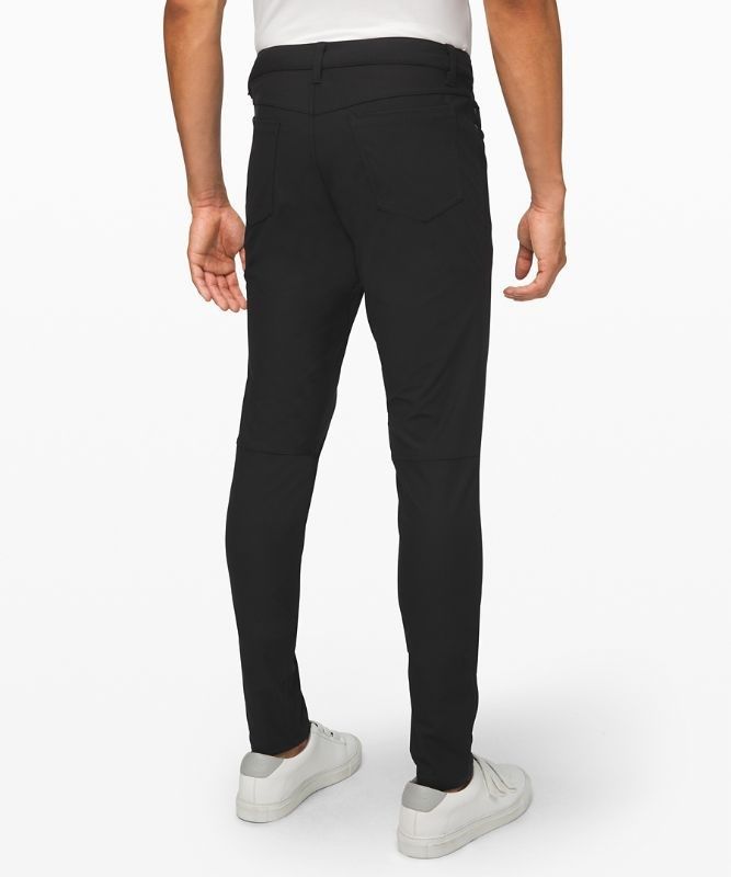 Lululemon ABC Skinny-Fit Pant 34 Warpstreme Byxor Herr Svarta | TODN-26847