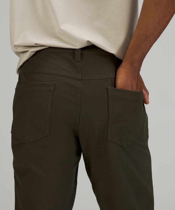 Lululemon ABC Slim-Fit Pant 34 Utilitech Byxor Herr Mörkolivgröna | HEBS-36789