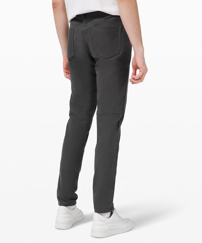 Lululemon ABC Slim-Fit Pant 34 Utilitech Byxor Herr Mörkgrå | GEPU-42176