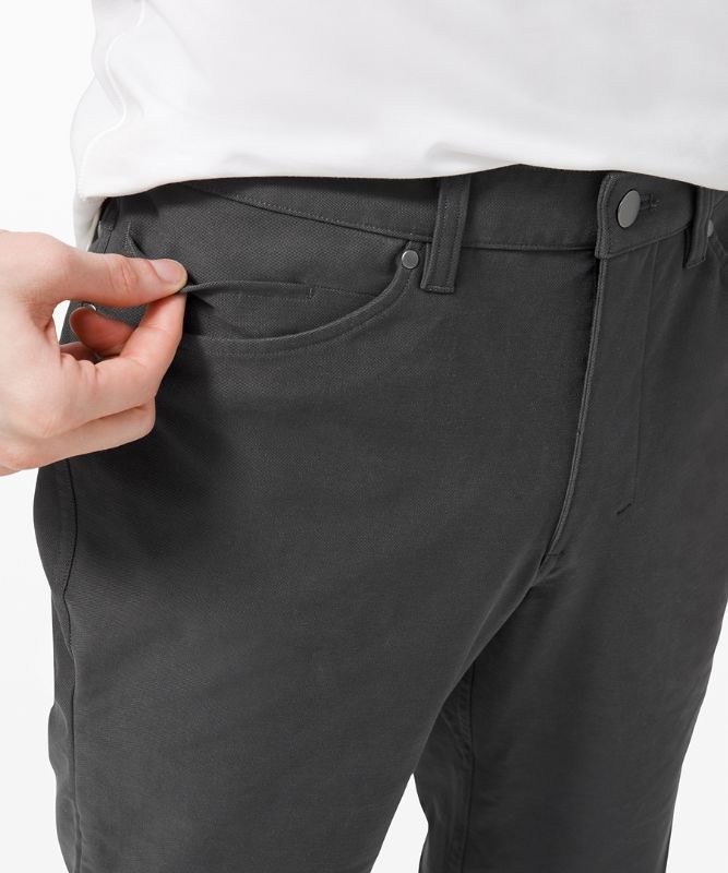 Lululemon ABC Slim-Fit Pant 34 Utilitech Byxor Herr Mörkgrå | GEPU-42176
