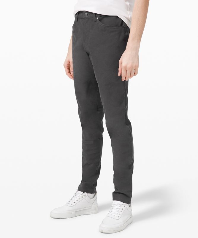 Lululemon ABC Slim-Fit Pant 34 Utilitech Byxor Herr Mörkgrå | GEPU-42176
