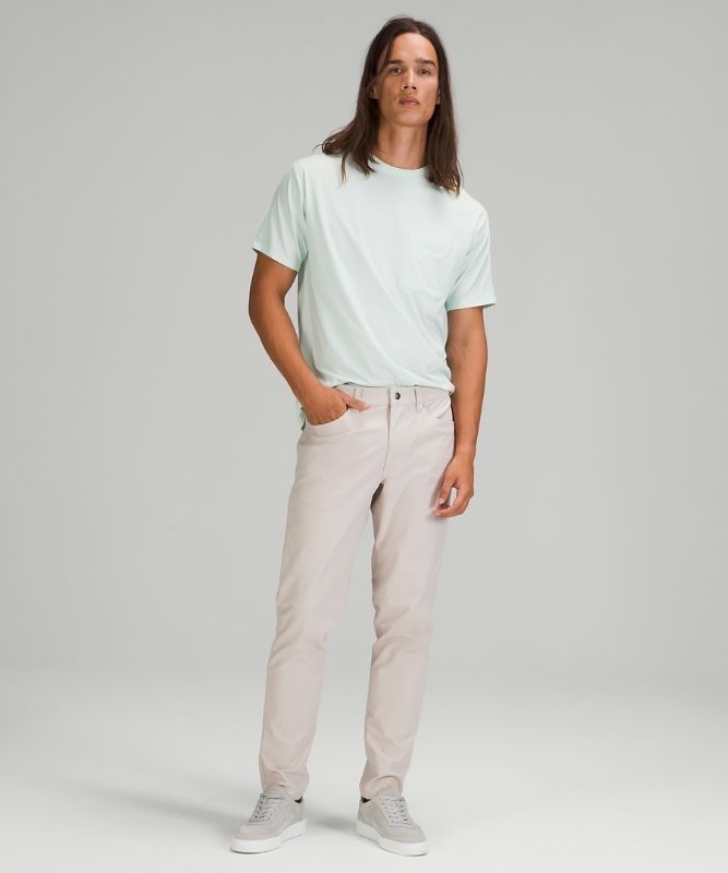 Lululemon ABC Slim-Fit Pant 34 Utilitech Byxor Herr Grå | VGLX-13248