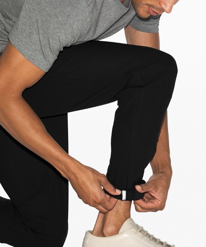 Lululemon ABC Slim-Fit Pant 37 Warpstreme Byxor Herr Obsidian | SKNZ-34960