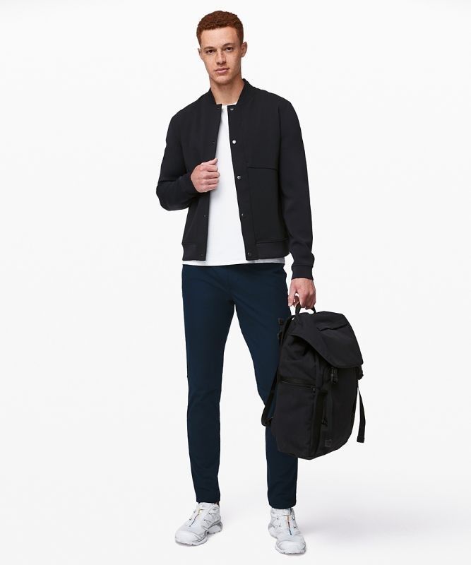 Lululemon ABC Slim-Fit Pant 37 Warpstreme Byxor Herr Marinblå | NWVE-67980