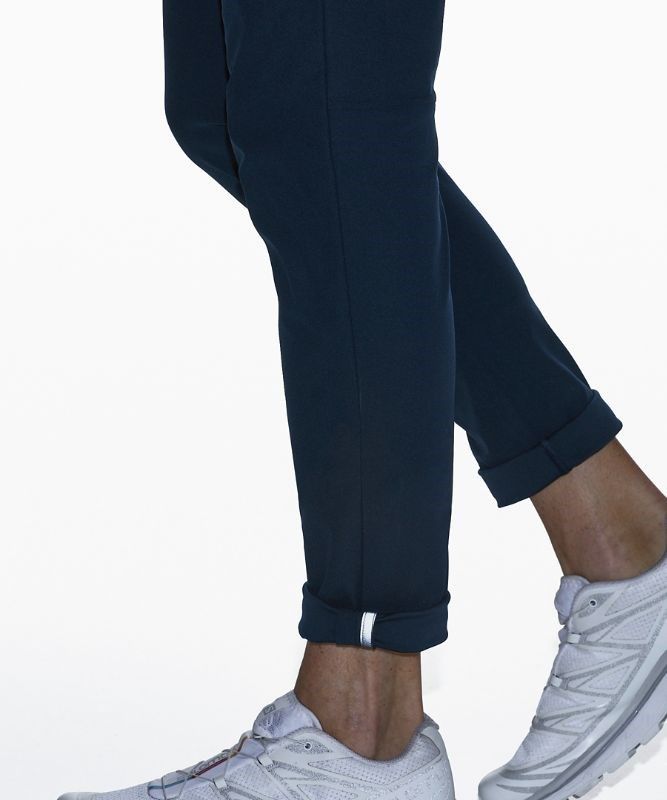Lululemon ABC Slim-Fit Pant 37 Warpstreme Byxor Herr Marinblå | NWVE-67980