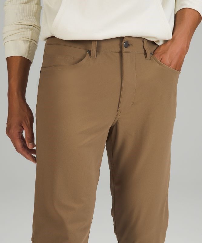 Lululemon ABC Slim-Fit Pant 37 Warpstreme Byxor Herr Artifact | HNOG-39657