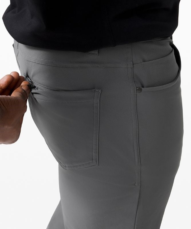 Lululemon ABC Slim-Fit Pant 37 Warpstreme Byxor Herr Grå | GDLF-84127
