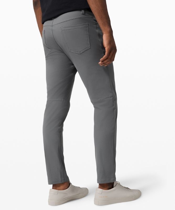 Lululemon ABC Slim-Fit Pant 37 Warpstreme Byxor Herr Grå | GDLF-84127