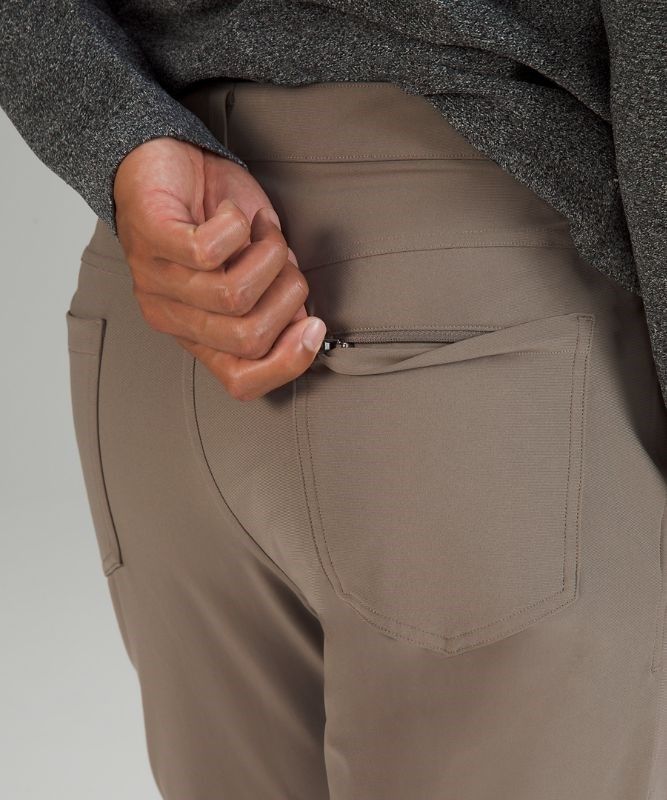 Lululemon ABC Slim-Fit Pant 37 Warpstreme Byxor Herr Mörkgrå | UGSY-13982