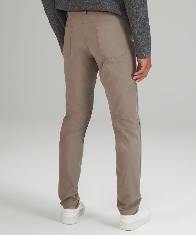 Lululemon ABC Slim-Fit Pant 37 Warpstreme Byxor Herr Mörkgrå | UGSY-13982