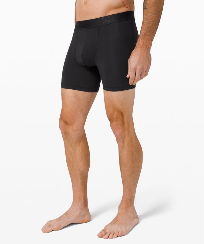Lululemon AIM Boxer 3 Pack Underkläder Herr Svarta Svarta Svarta | LYAK-36512