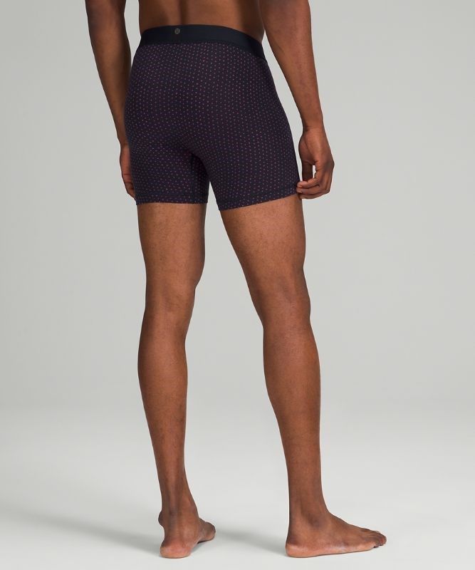 Lululemon AIM Boxer 5 Pack Underkläder Herr Rosa Marinblå Blå | GPMB-25039