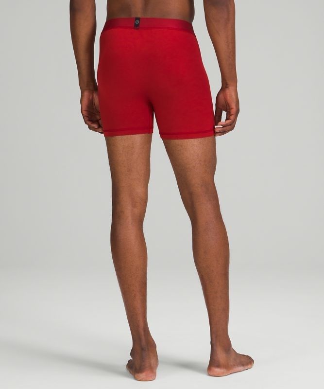 Lululemon AIM Boxer Underkläder Herr Röda | GBJE-46178