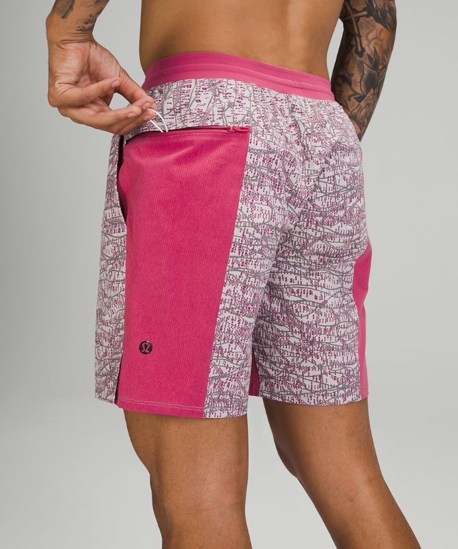 Lululemon Active Swim Short 8 Badkläder Herr Rosa Olika Färger | ODSA-72145