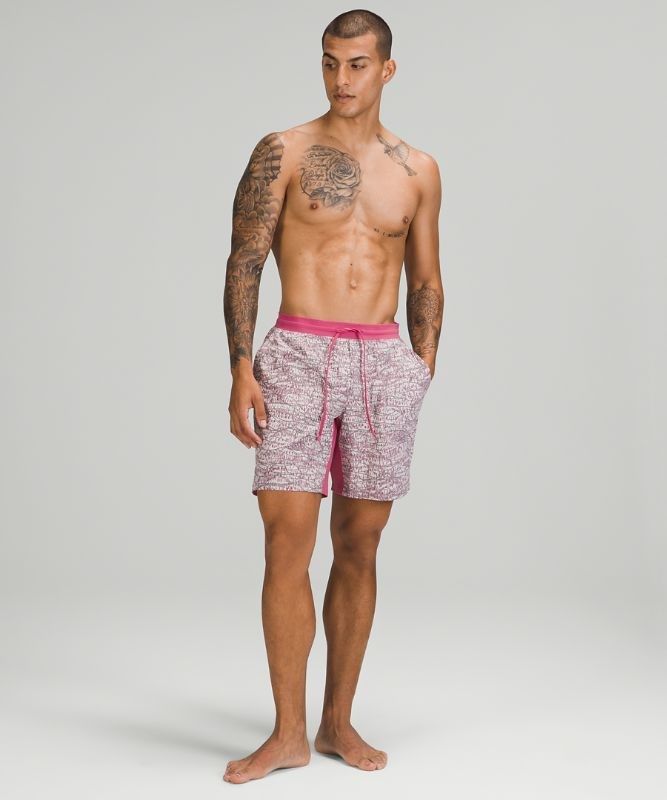 Lululemon Active Swim Short 8 Badkläder Herr Rosa Olika Färger | ODSA-72145
