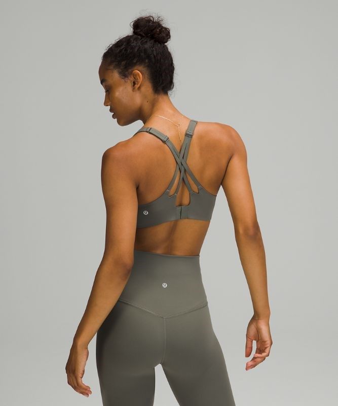 Lululemon Adapt and Align Bra Light Support Sport BH Dam Grå Olivgröna | LMAY-97513