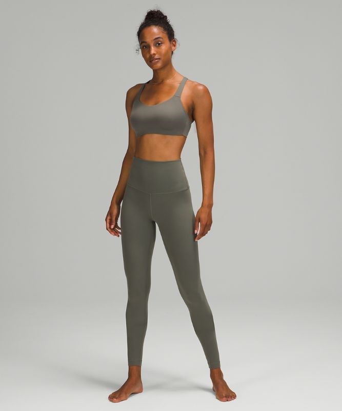 Lululemon Adapt and Align Bra Light Support Sport BH Dam Grå Olivgröna | LMAY-97513