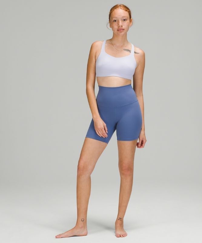 Lululemon Adapt and Align Bra Light Support Sport BH Dam Blå | AKLM-25397