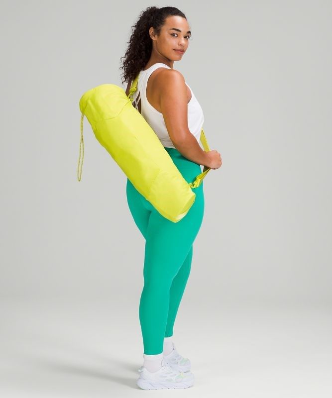 Lululemon Adjustable Yoga Mat Bag Väskor Accessories Gula | IWTG-89457