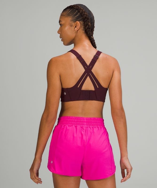 Lululemon AirSupport Bra High Support, C Sport BH Dam Röda Vinröda | PEWA-38201