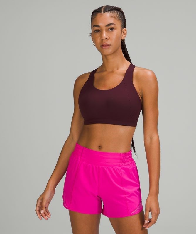 Lululemon AirSupport Bra High Support, C Sport BH Dam Röda Vinröda | PEWA-38201