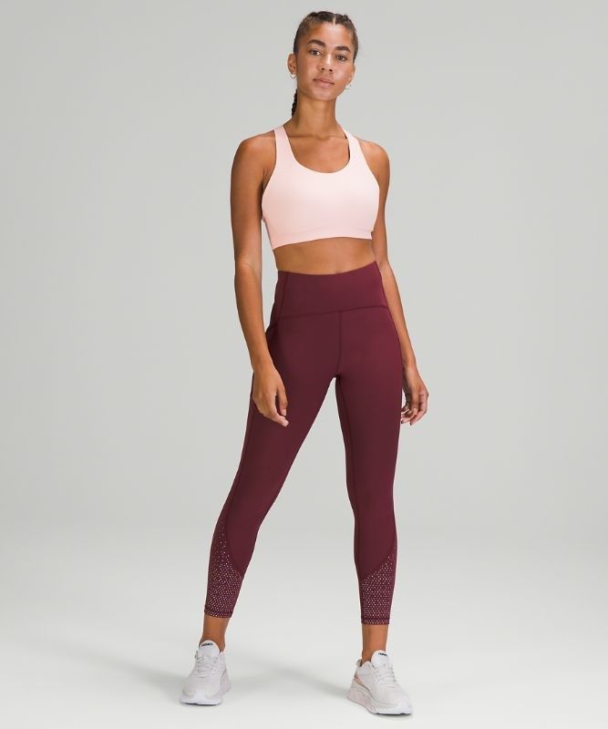 Lululemon AirSupport Bra High Support, C Sport BH Dam Rosa Vita Vita | GJIB-38572