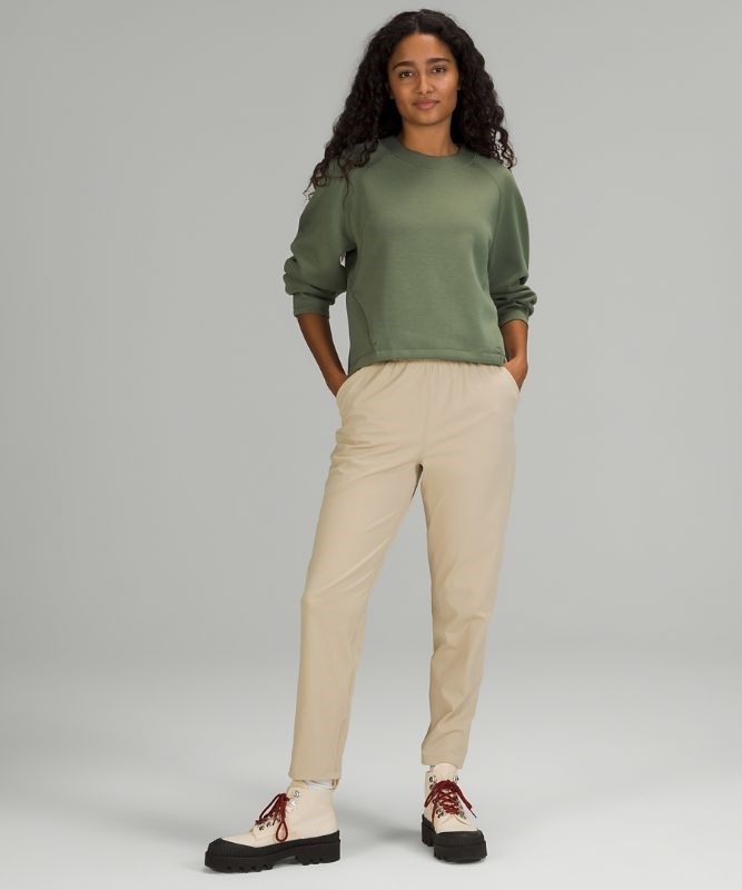 Lululemon AirWrap Modal Crew Tröjor Dam Gröna | KOSZ-68901