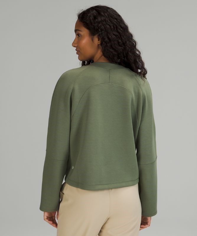 Lululemon AirWrap Modal Crew Tröjor Dam Gröna | KOSZ-68901