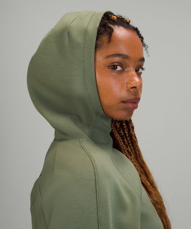 Lululemon AirWrap Modal Pullover Hoodie Hoodie Dam Gröna | JYZW-83520