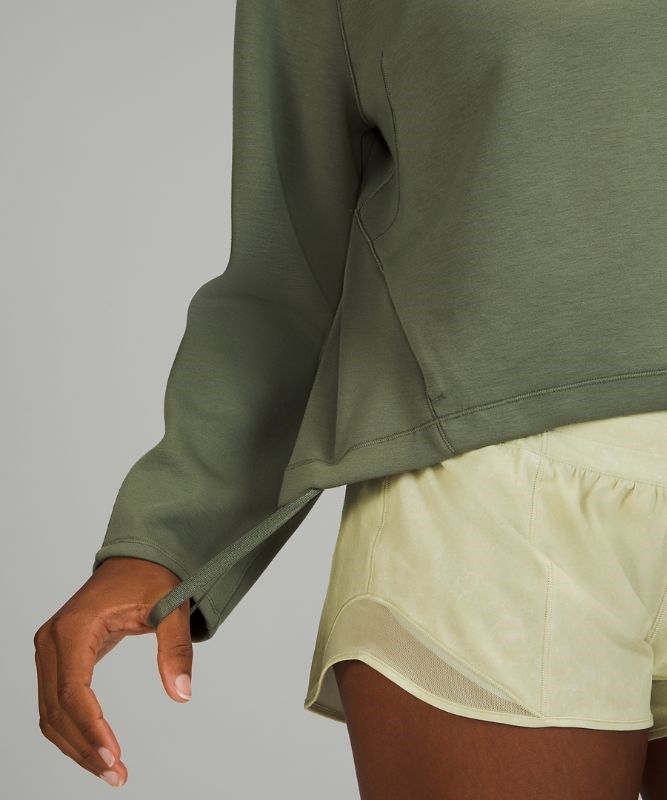 Lululemon AirWrap Modal Pullover Hoodie Hoodie Dam Gröna | JYZW-83520