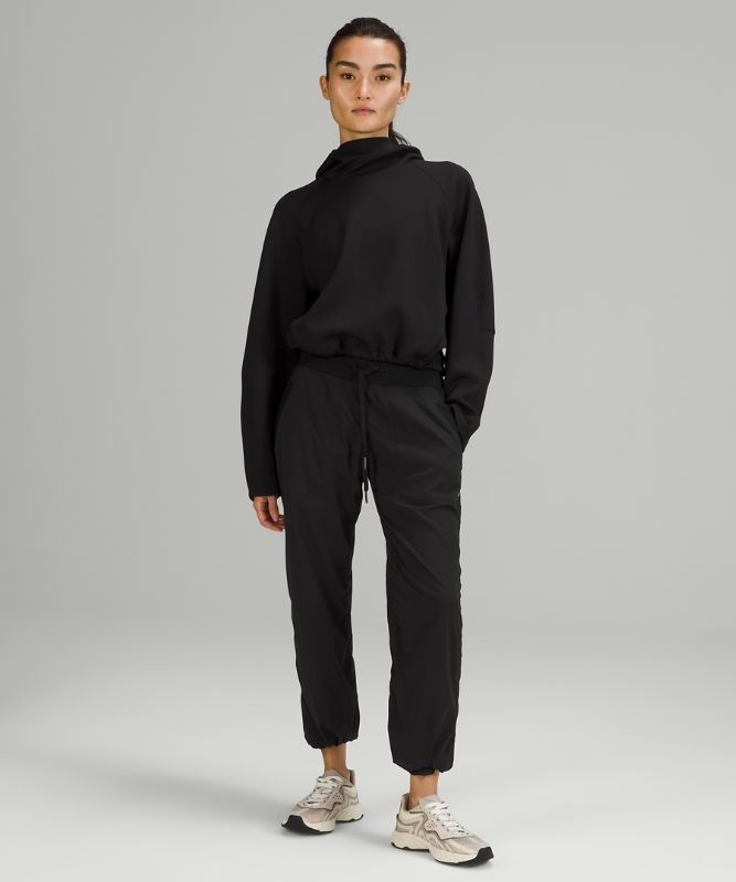 Lululemon AirWrap Pullover Hoodie Modal Hoodie Dam Svarta | MHEB-52189