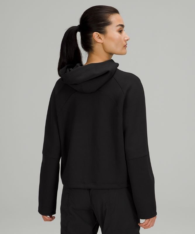 Lululemon AirWrap Pullover Hoodie Modal Hoodie Dam Svarta | MHEB-52189
