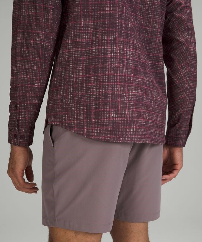 Lululemon Airing Easy Long Sleeve Button Up Shirt Ventlight Mesh Blast Herr Olika Färger | PDXU-63491