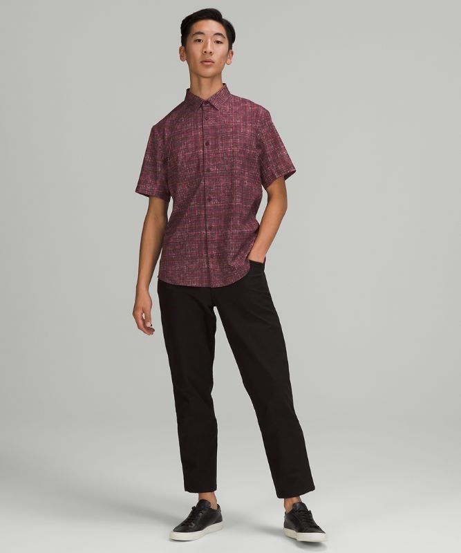 Lululemon Airing Easy Short Sleeve Shirt Blast Herr Olika Färger | RAJG-45736