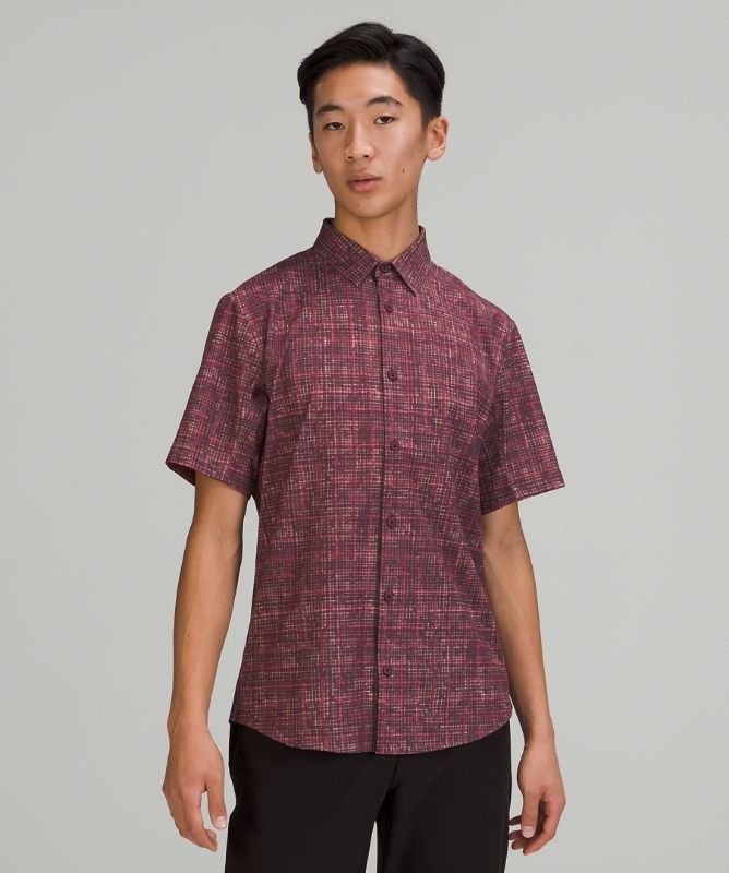 Lululemon Airing Easy Short Sleeve Shirt Blast Herr Olika Färger | RAJG-45736
