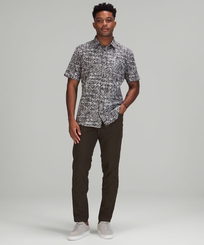 Lululemon Airing Easy Short Sleeve Shirt Blast Herr Olika Färger | ISWL-86710