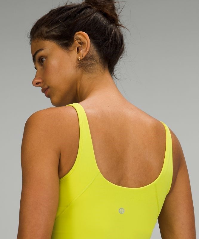 Lululemon Align Cropped Tank Top Blast Dam Gula | YUWE-46815