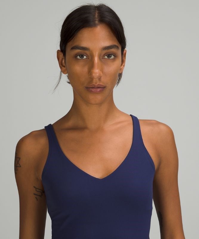 Lululemon Align Cropped Tank Top Blast Dam Night Sea | MKUE-17892