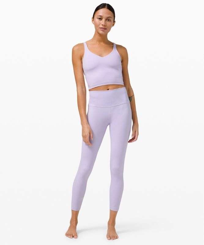 Lululemon Align Cropped Tank Top Blast Dam Lavendel | JRKZ-72930