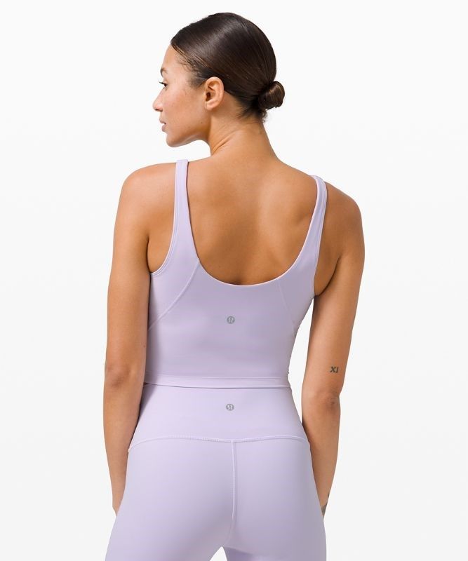 Lululemon Align Cropped Tank Top Blast Dam Lavendel | JRKZ-72930