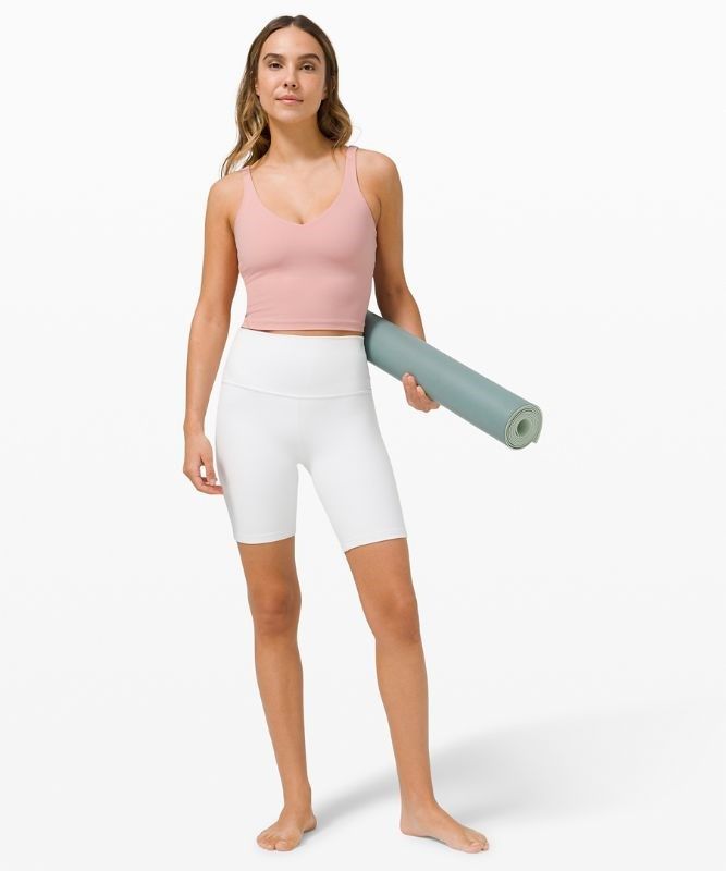 Lululemon Align Cropped Tank Top Blast Dam Rosa | YILR-58693