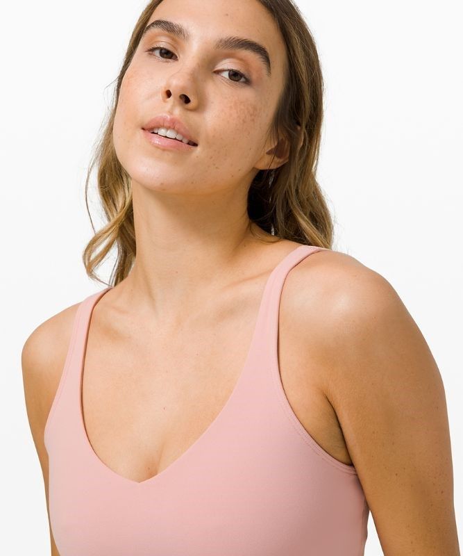 Lululemon Align Cropped Tank Top Blast Dam Rosa | YILR-58693