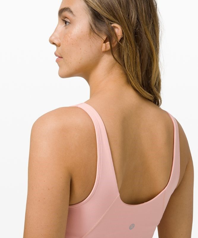 Lululemon Align Cropped Tank Top Blast Dam Rosa | YILR-58693