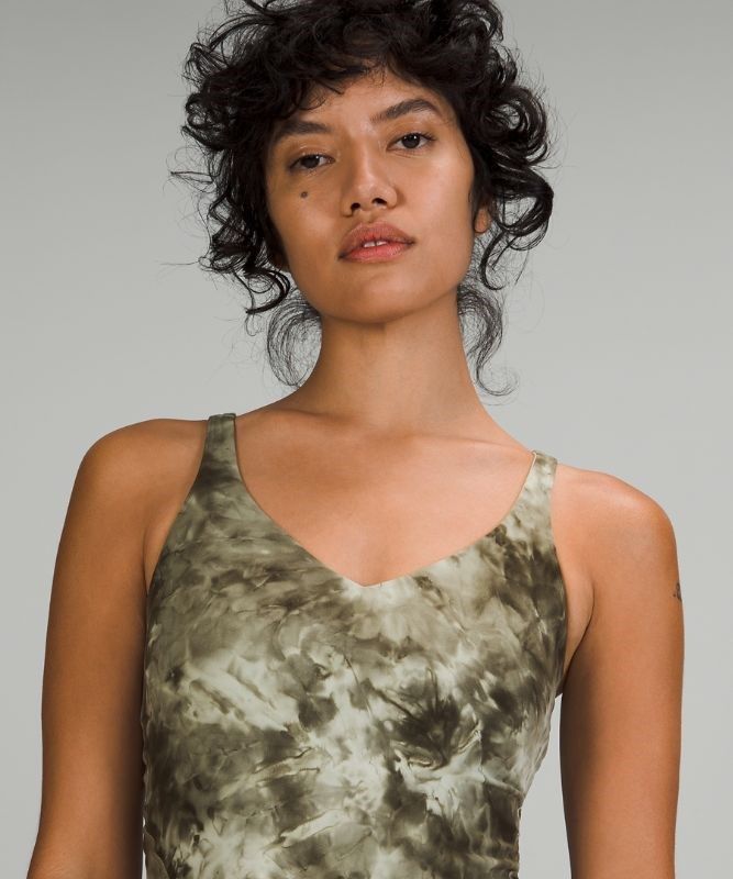 Lululemon Align Cropped Tank Top Blast Dam Ljusolivgröna | BITH-04952