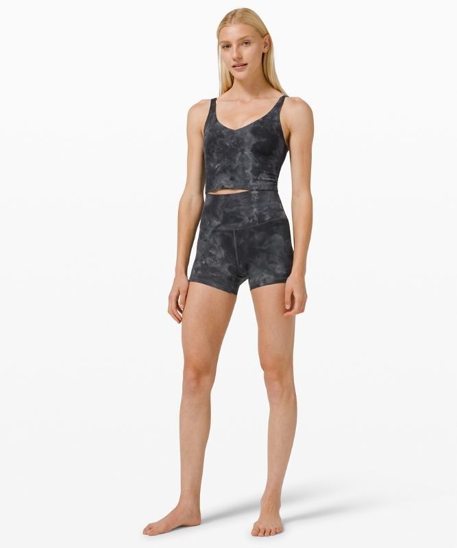 Lululemon Align Cropped Tank Top Blast Dam Grå Mörkgrå | WPFT-21038