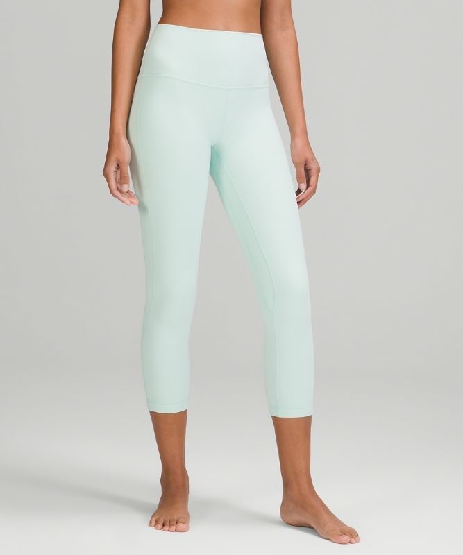 Lululemon Align HR Crop 23 Leggings Dam Mintgröna | NQEL-16432