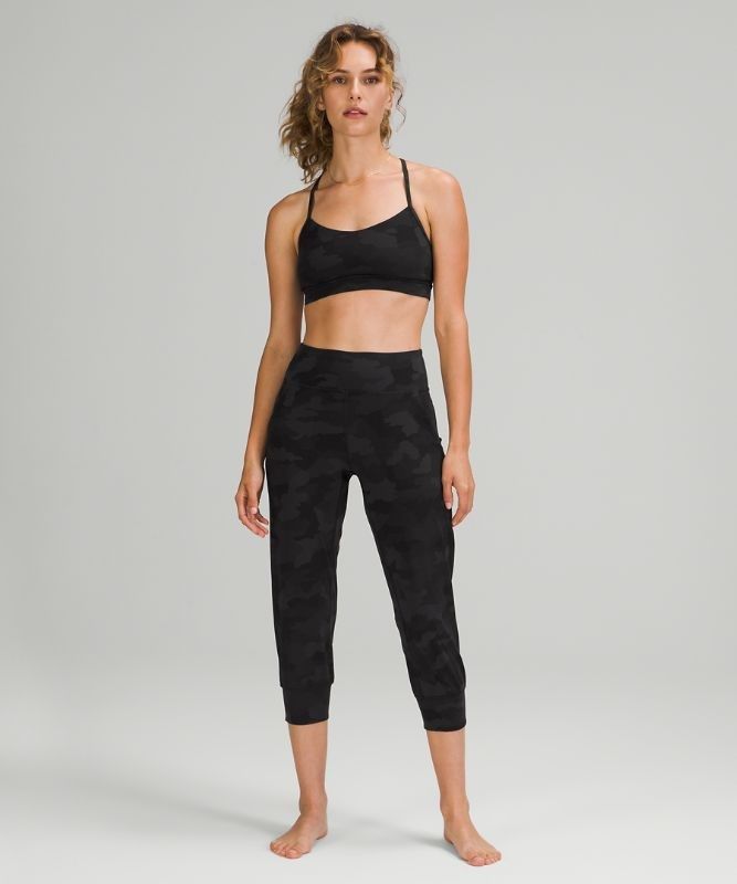 Lululemon Align HR Jogger Crop Byxor Dam Camo Svarta Olika Färger | IBVP-20169