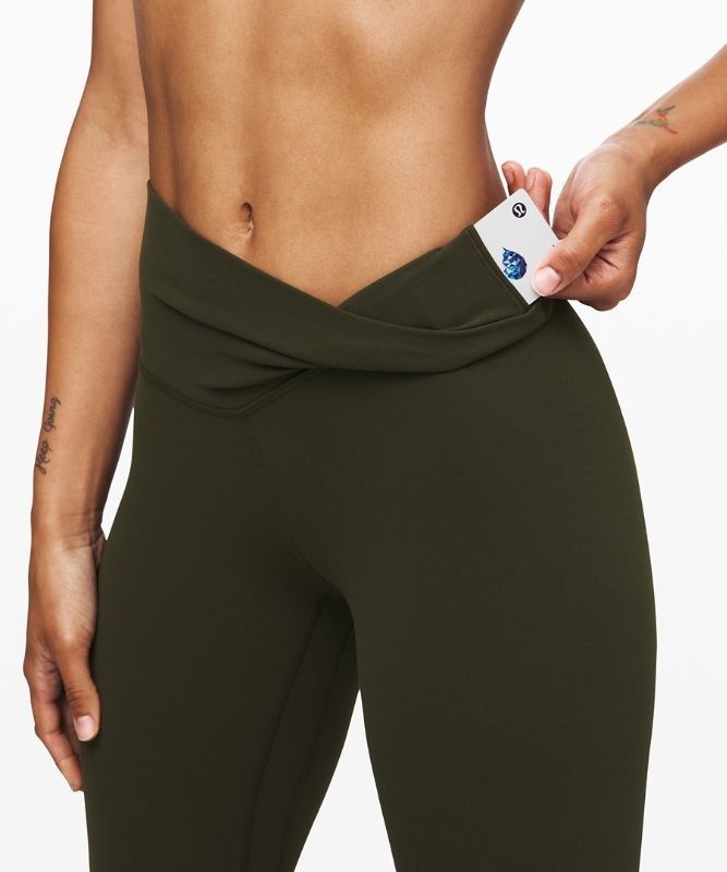 Lululemon Align HR Pant 25 Leggings Dam Mörkolivgröna | NPDQ-50142