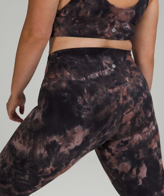 Lululemon Align HR Pant 25 Leggings Dam Mörkgrå Rosa | MHIJ-63597