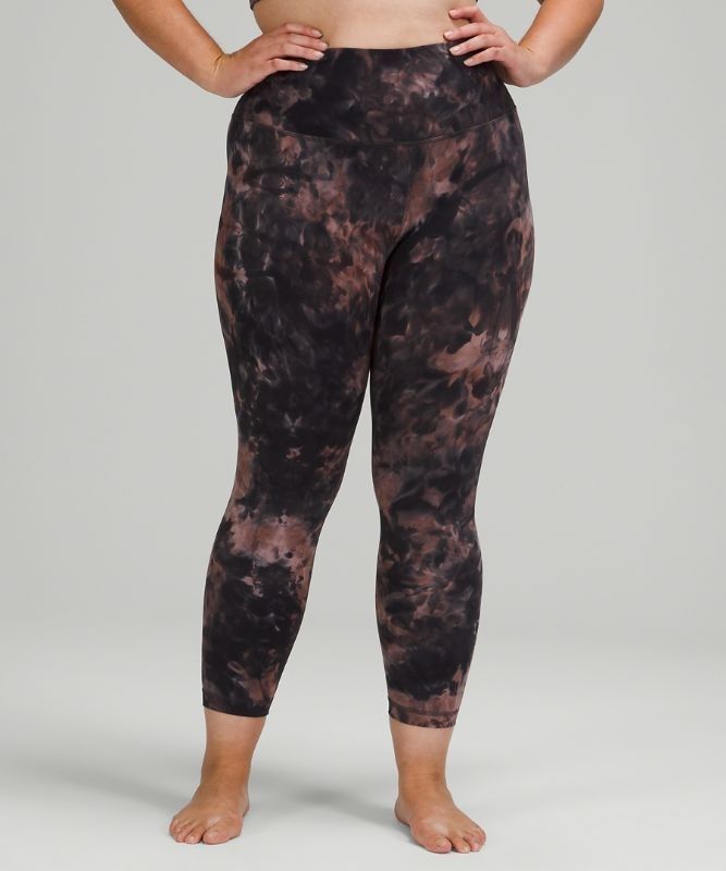 Lululemon Align HR Pant 25 Leggings Dam Mörkgrå Rosa | MHIJ-63597